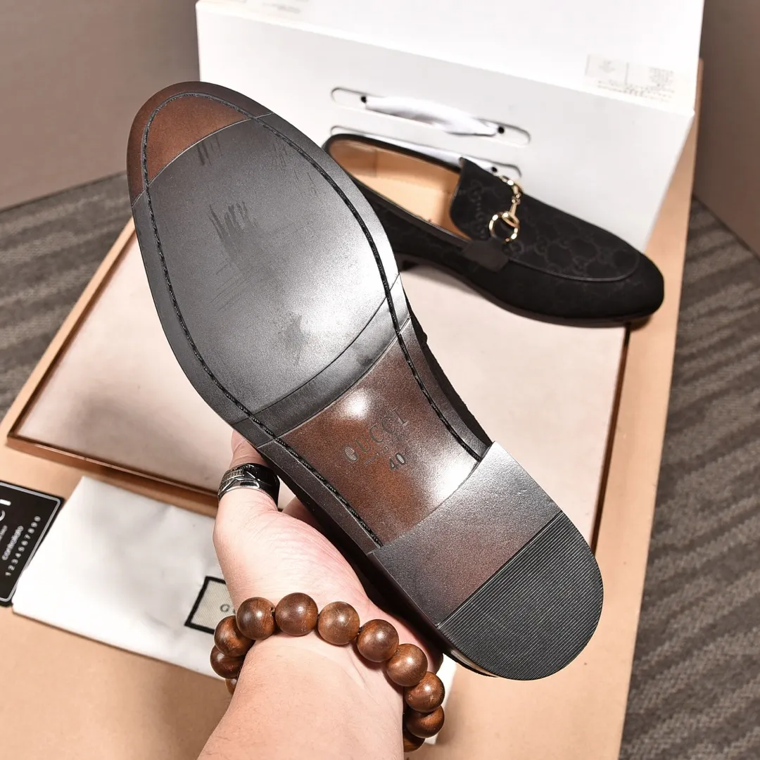 Men's shoes💰540📛📛Original (water-dyed cowhide) Gucci GUCCI official website formal shoes🌀 Italian🇮🇹imported cowhide➕top imported water-dyed cowhide lining💋Finely handmade original bottom, the real thing looks better when photographed in person Standard size 38-44